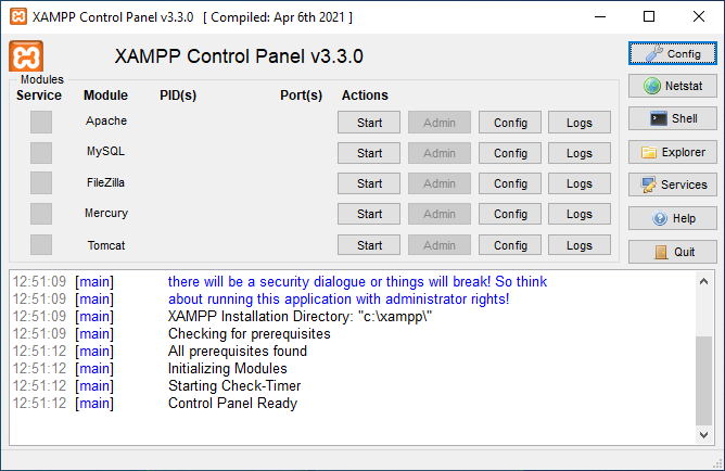 xampp-controlpanel